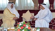 سيف بن زايد يلتقي بندر بن خالد الفيصل