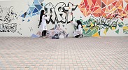 Murals decorate Sajaya headquarters’ 49m main wall