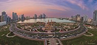 Acrobats, Drummers, Singers and Illusionists Join in Al Majaz Waterfront Celebrations for Eid Al Fitr