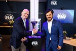 محمد بن سليم يلتقي مع الرئيس جياني إنفانتينو، رئيس الاتحاد الدولي لكرة القدم